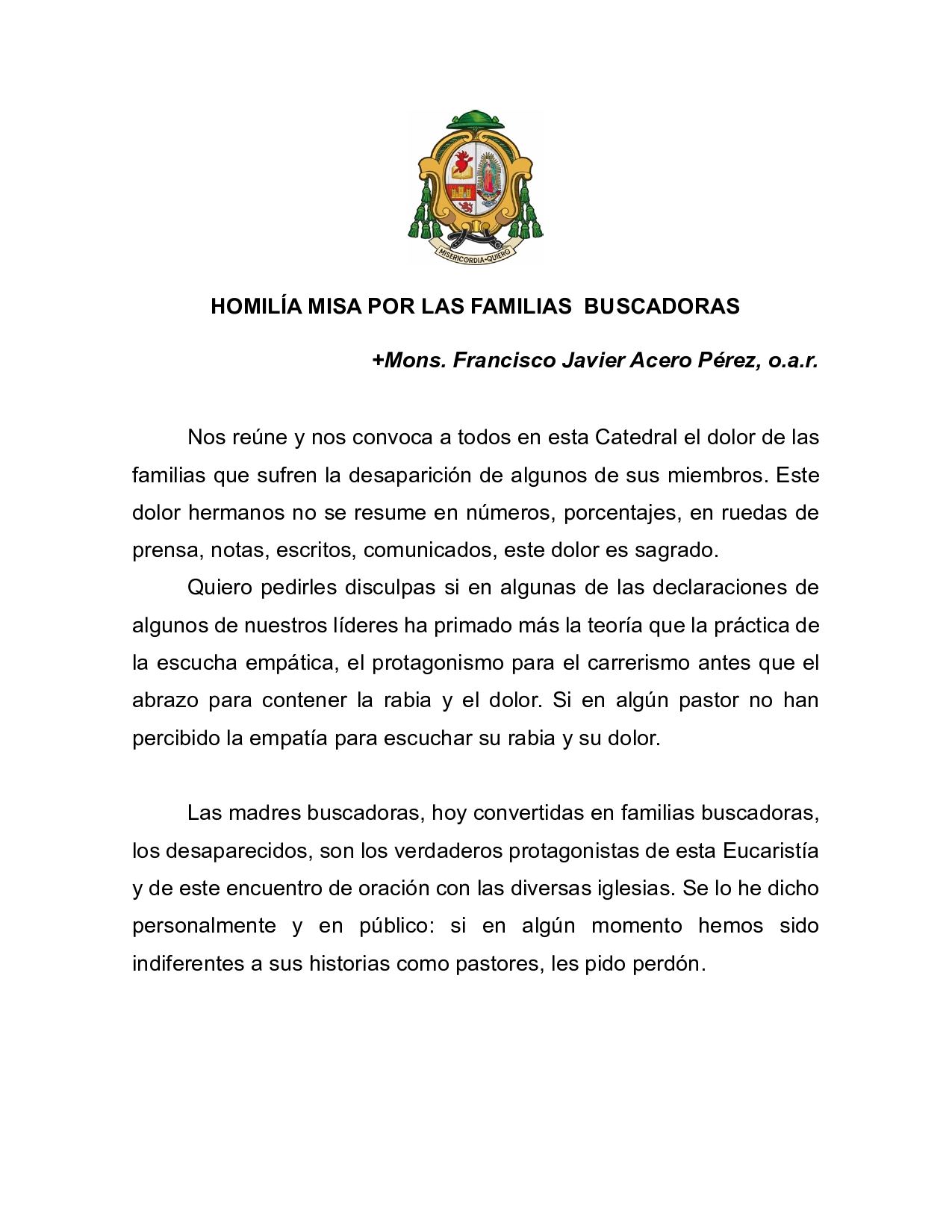 Homilía Madres buscadoras Catedral 15 03 25 page 0001