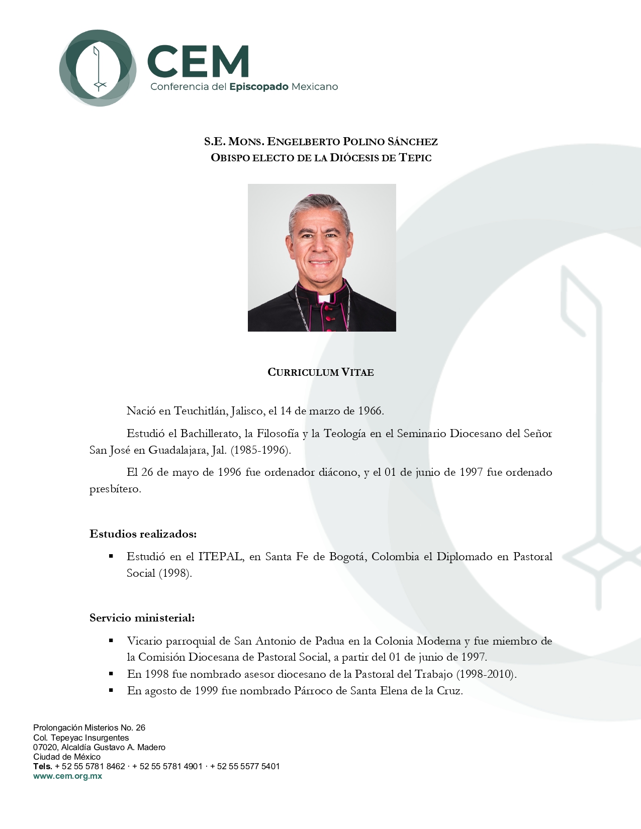 Nombramiento Obispo de Tepic page 0002
