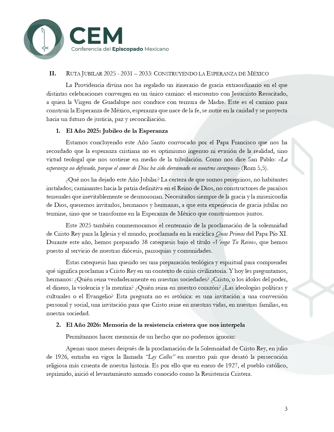 Mensaje al Pueblo de Dios CXIX AP page 0003