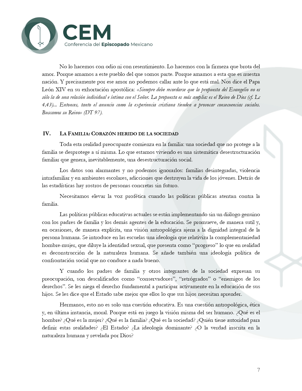 Mensaje al Pueblo de Dios CXIX AP page 0007