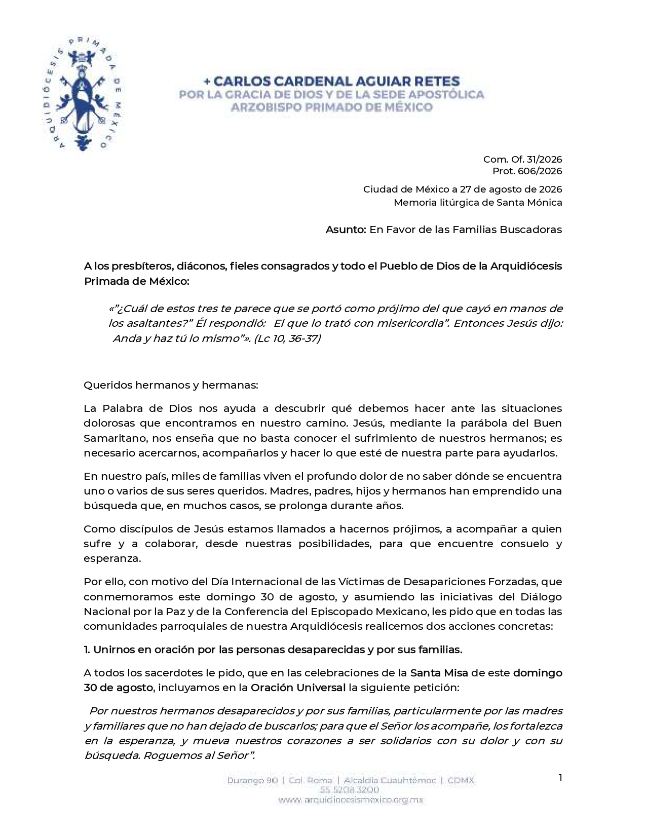 Com.Of.31 2026 En Favor de las Familias Buscadoras sf 1 page 0001
